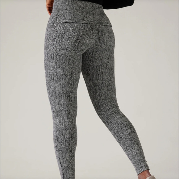 NWT ATHLETA Delancey Textured Moto Tight Braiden Black 3X Plus Sport‎ Casual - Picture 4 of 5